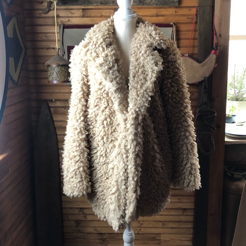 KNOX ROSE Sherpa Long Sleeve Jacket